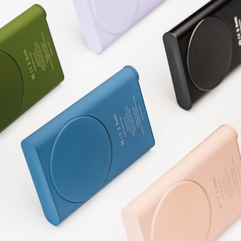 MagSafer 2.0 SE - Wireless powerbank - Six Colors - ที่ชาร์จไร้สาย - โลหะ สีดำ