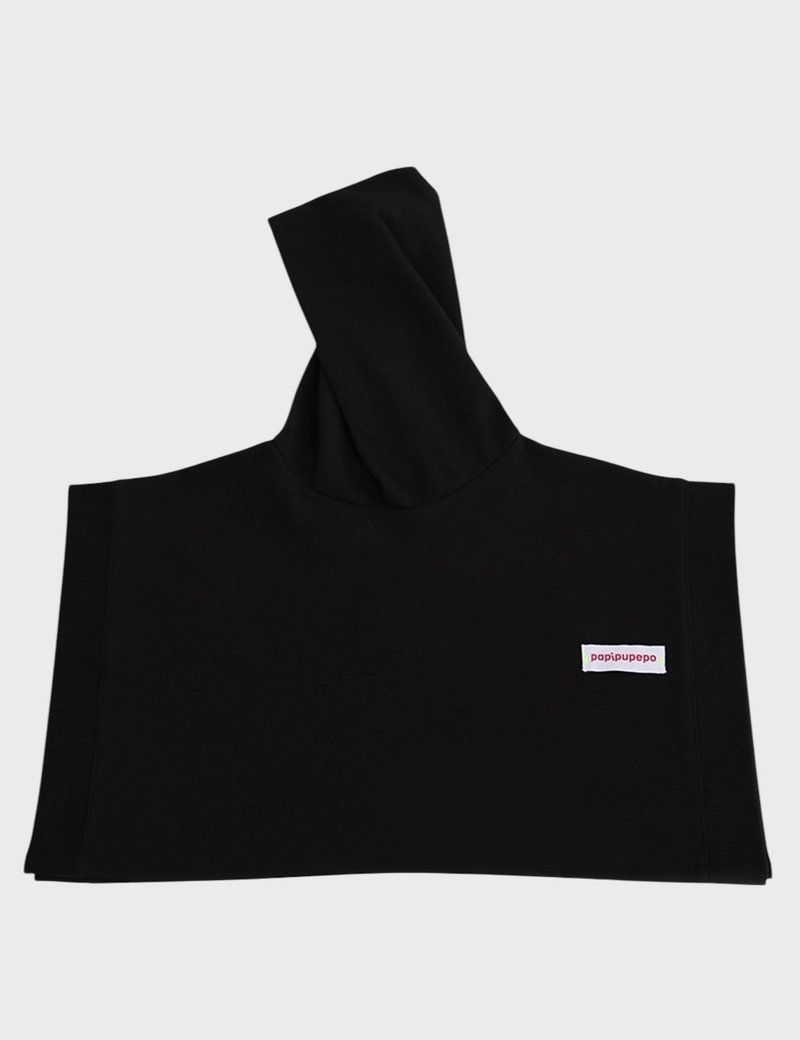 Ninja pop Hooded Cape - 男/女童外套 - 棉．麻 紅色