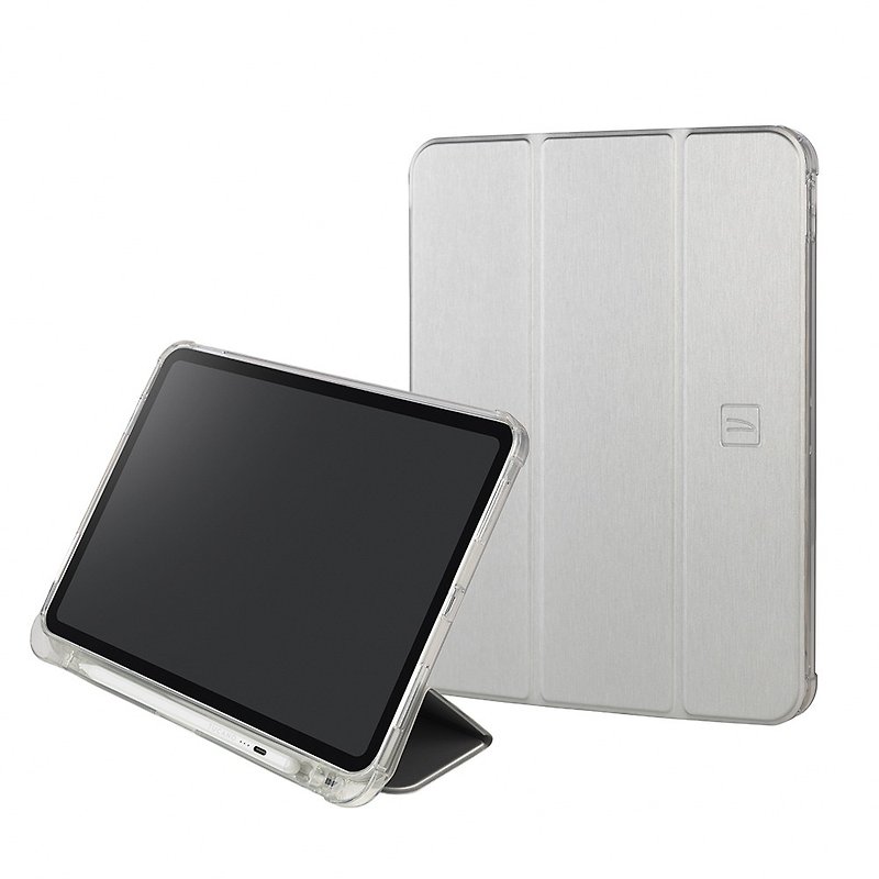 TUCANO サテン ケース iPad (第 10 世代) 10.9 インチ - シルバー - タブレット・PCケース - その他の素材 