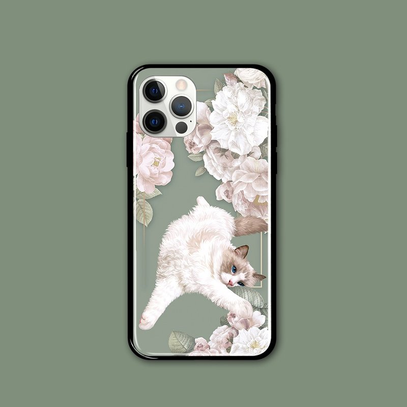 插畫家客製化手繪畫 寵物防摔手機殼 Pet-Painting 支援各品牌 - 手機殼/手機套 - 矽膠 多色