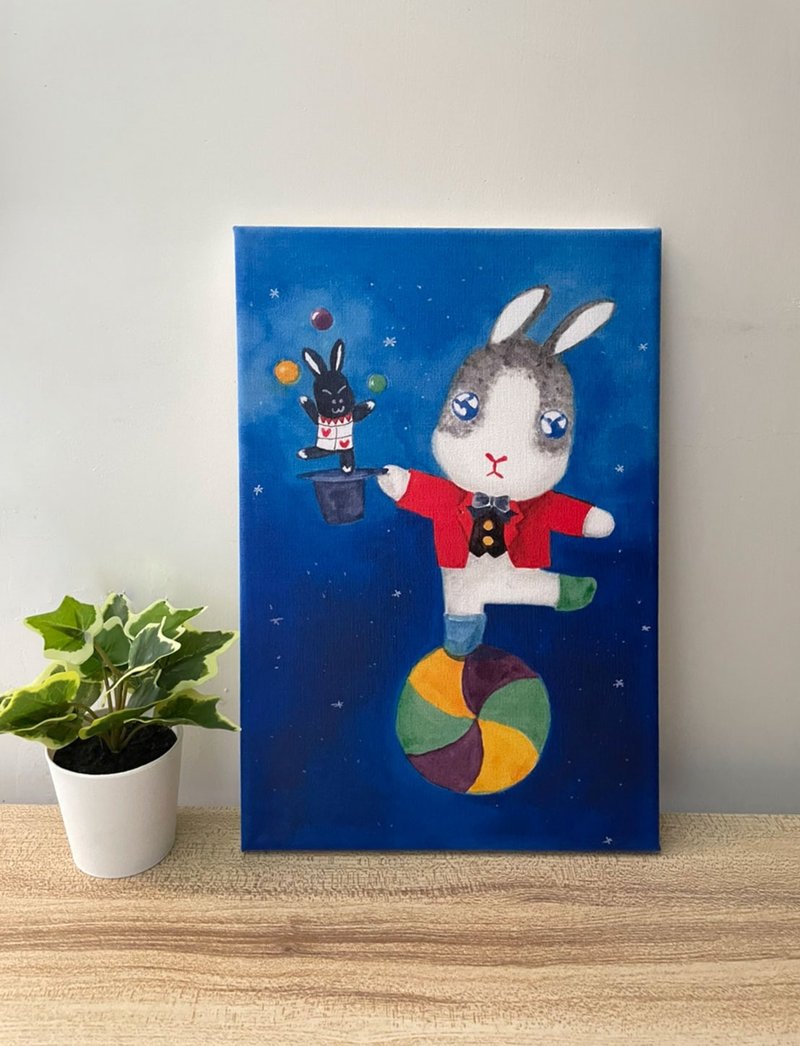 Circus circus rabbit/decoration/copy painting/wall stickers/decoration/home decoration - Wall Décor - Waterproof Material 