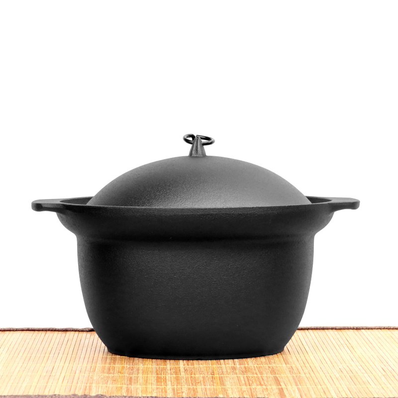 Nanbu Tekki Iron pot Rice pot Southern rice pot 3 go cooking Made in ...