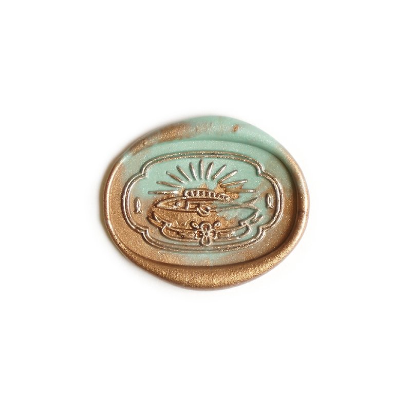 Canned Fish Wax Seal Stamp - misterrobinson - ตราปั๊ม/สแตมป์/หมึก - ทองแดงทองเหลือง 