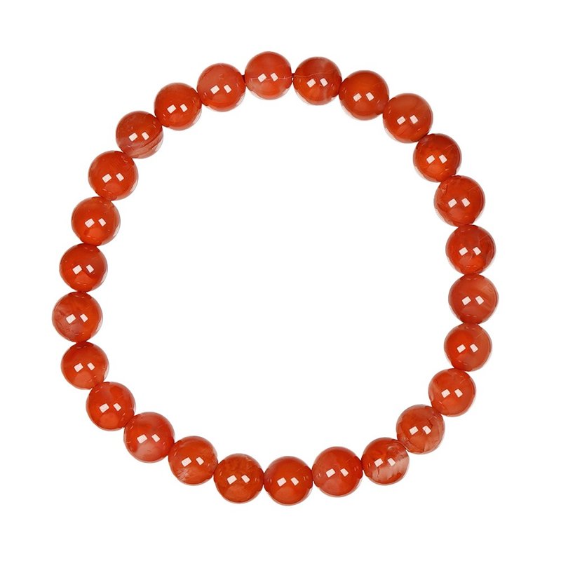 South Red Agate 6.8-7.2mm Bracelets - Bracelets - Semi-Precious Stones Multicolor