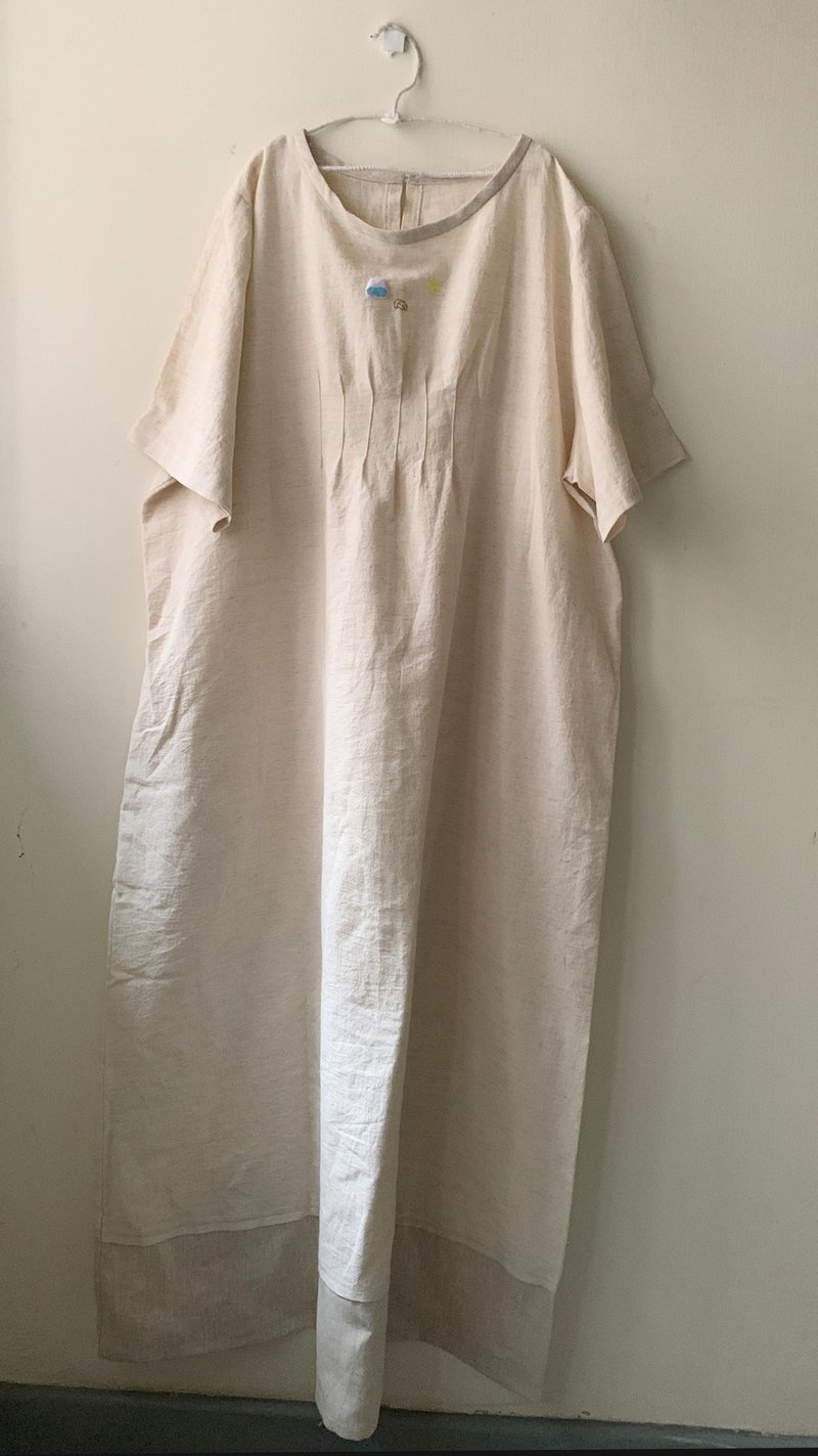 Long dress--bright island, forever child - One Piece Dresses - Cotton & Hemp 