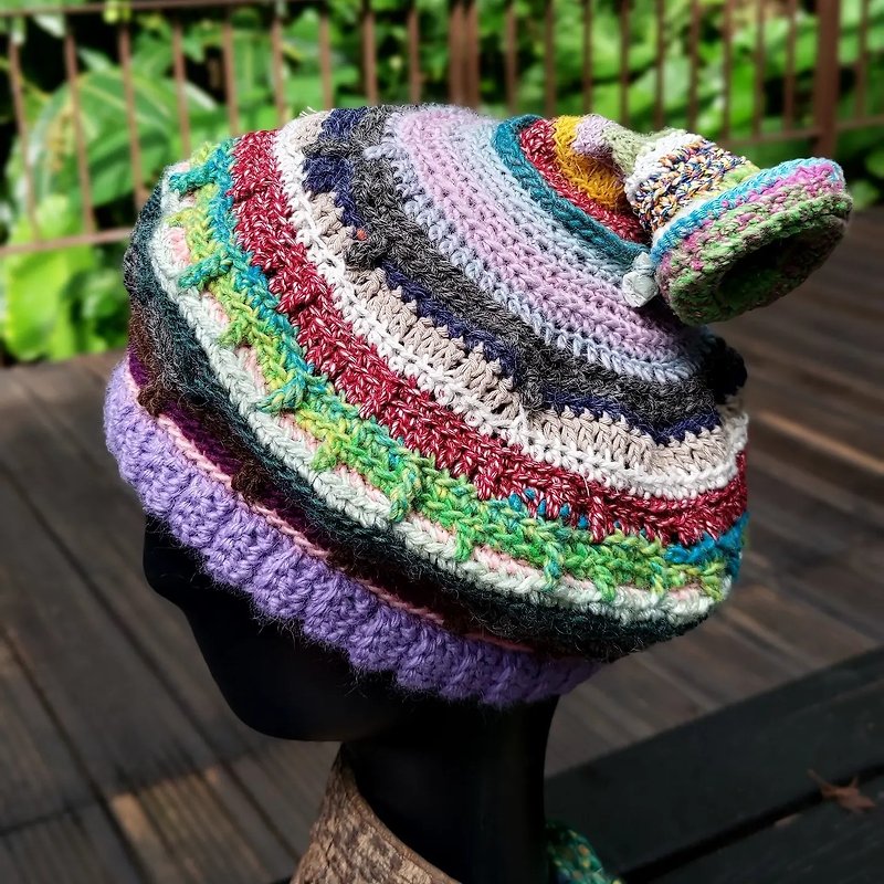 Space Elf Hat//Troll// —Balumon’s Song— - Hats & Caps - Other Materials Multicolor