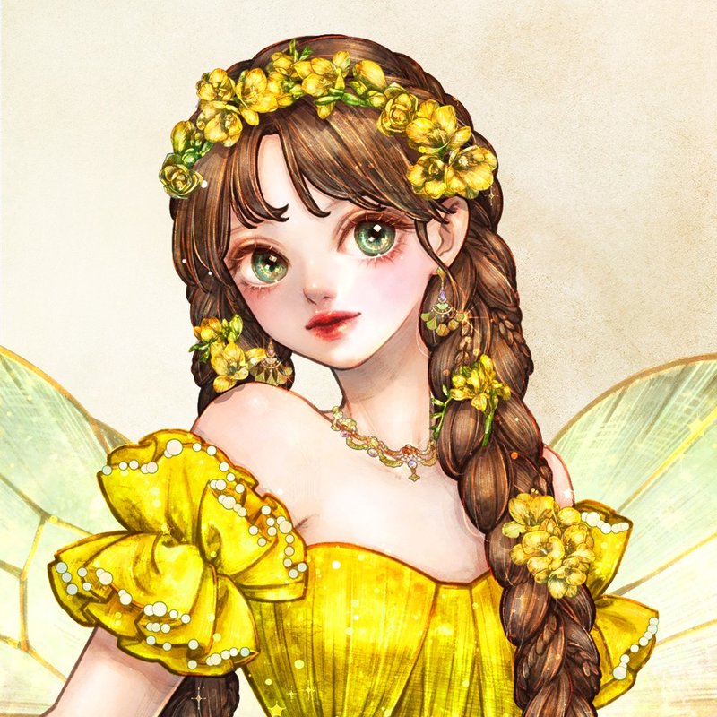 Freesia Fairy Stickers (8color) - 貼紙 - 紙 