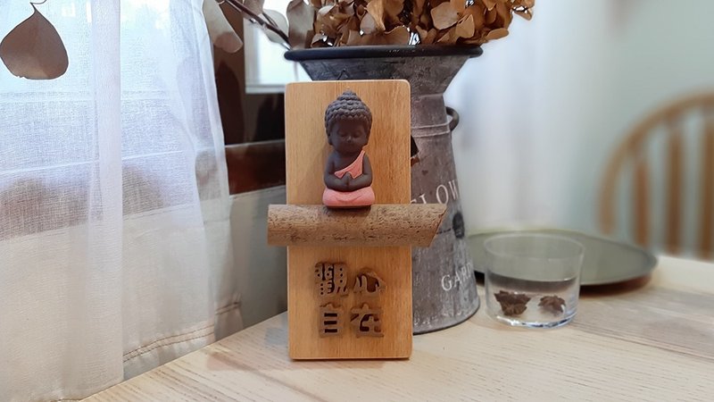 小菩薩掛飾 // 觀心自在 // 紅色款 - 擺飾/家飾品 - 木頭 多色