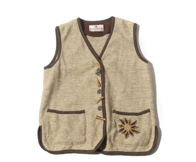 Tyrolean Wool Vest. Tyrolean Wool Vest Vintage [First Love Store