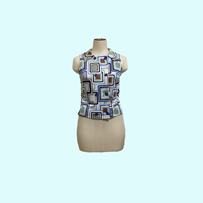 retro blouse lorna - 女襯衫 - 聚酯纖維 多色