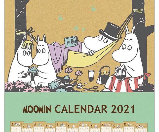 Moominルルライス 21年壁掛けカレンダー日本から輸入 ショップ Iam Select Shop カレンダー Pinkoi