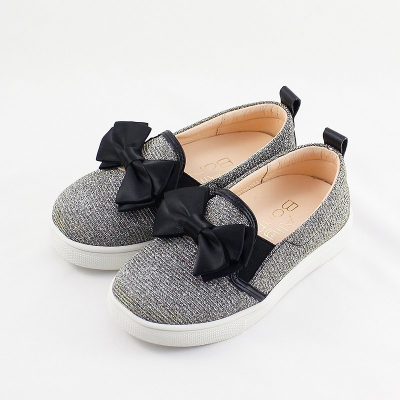 Fashion princess can also be very casual shoes - starry black - Kids' Shoes - Cotton & Hemp Black