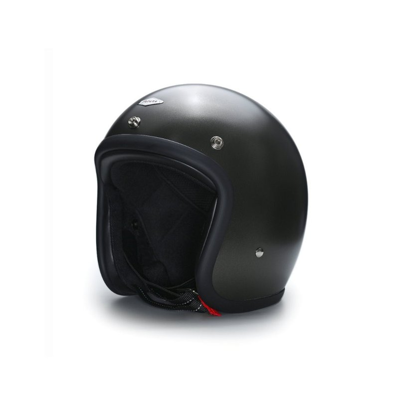 FETURE-500TX-Compact Shell-สีเหล็กกึ่งด้าน - หมวกกันน็อก - วัสดุอื่นๆ สีเทา