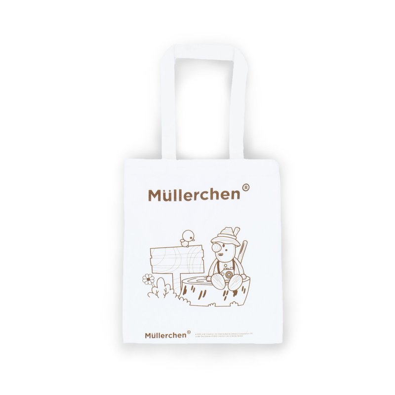 Müllerchen Tote Bag - กระเป๋าถือ - ผ้าฝ้าย/ผ้าลินิน 