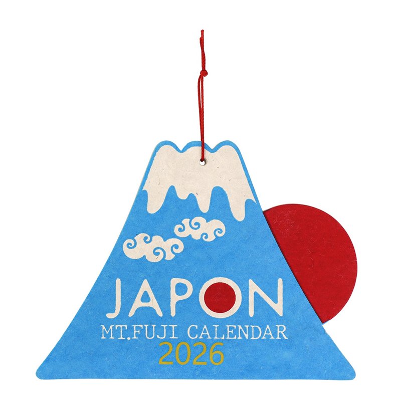 【熱門預購】2026 富士山造型月曆 10625010249 - 壁貼/牆壁裝飾 - 紙 