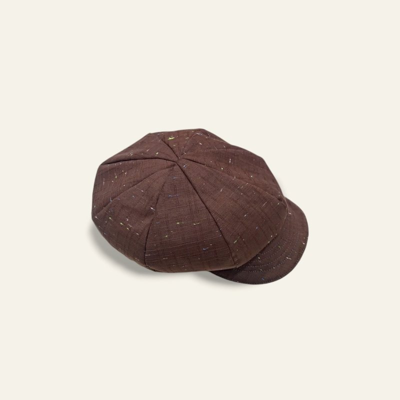 Handmade Berets - Hats & Caps - Cotton & Hemp Brown