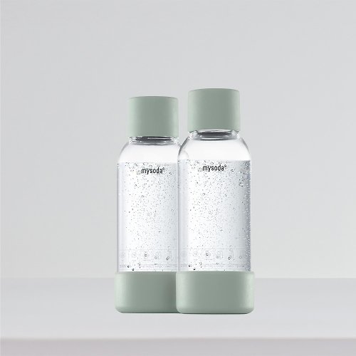 芬蘭 mysoda 氣泡水機 芬蘭【mysoda】0.5L專用水瓶-2入-綠