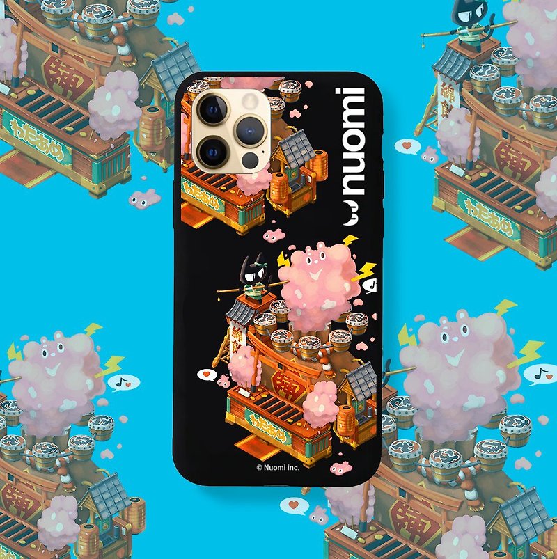 諾米Nuomi聯名 棉花糖 貓老闆的路邊攤系列 防摔手機殼 NMAB01 - 手機殼/手機套 - 矽膠 多色