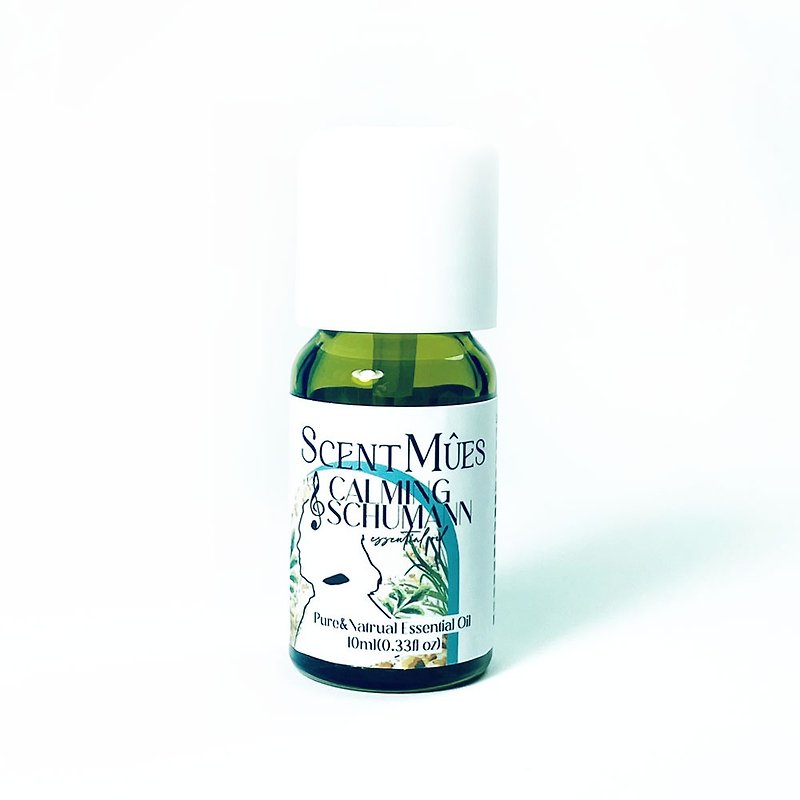 Great Musician Series Calm Schumann Compound Essential Oil 10ml (Elegant Creamy Fragrance) - น้ำหอม - น้ำมันหอม สีเขียว