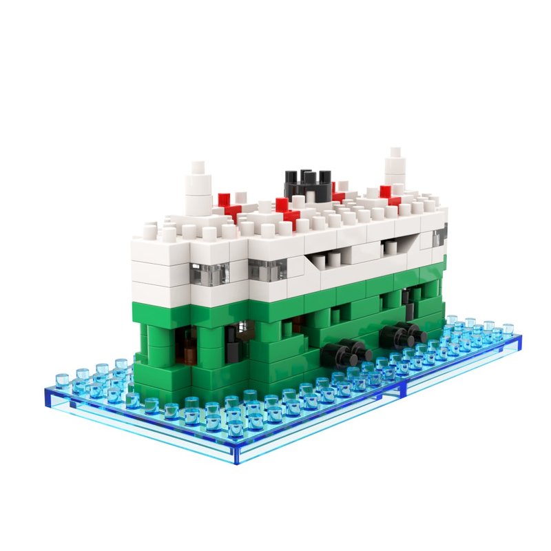 Archbrick Mini Hong Kong Ferry Pixel Brick Nanoblock - ตุ๊กตา - พลาสติก หลากหลายสี