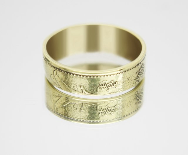 Coin rings hot sale for women