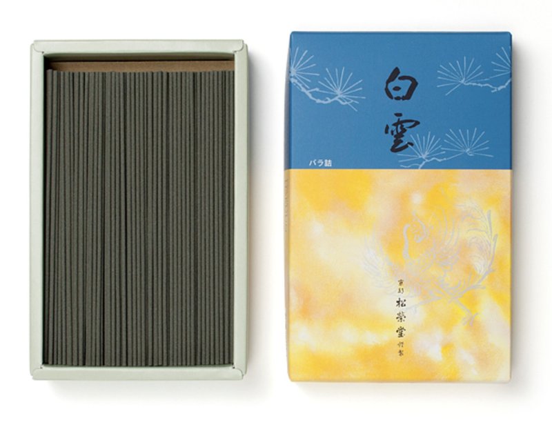 松榮堂 白雲 Hakuun White Cloud 線香【京線香系列 】大容量紙盒 - 香氛/精油/擴香 - 其他材質 