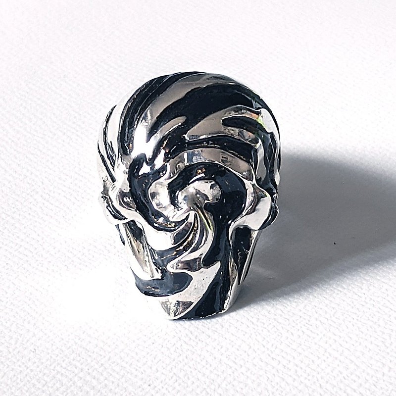 Ying and Yang by GRYPHON - General Rings - Sterling Silver Silver