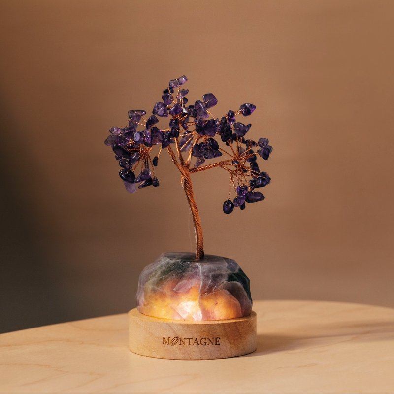 【Montagne】原礦水晶樹 | 紫水晶 | 權利。守護 - 擺飾/家飾品 - 水晶 