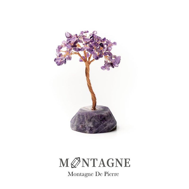 【Montagne】原礦水晶樹 | 紫水晶 | 權利。守護 - 擺飾/家飾品 - 水晶 