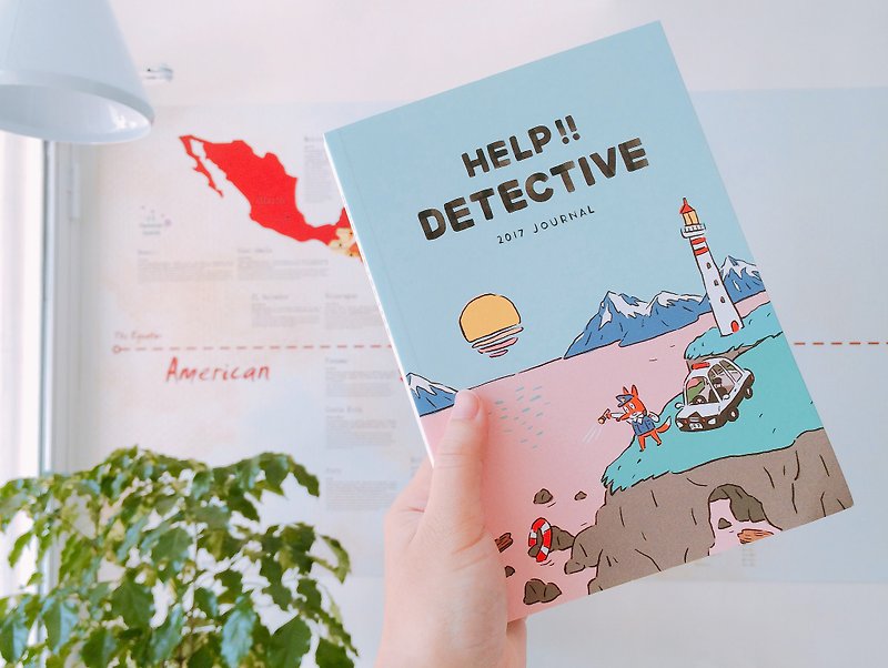 Dimeng Qi HELP !! DETECTIVE 2017 detective log [coast] - Notebooks & Journals - Paper Multicolor