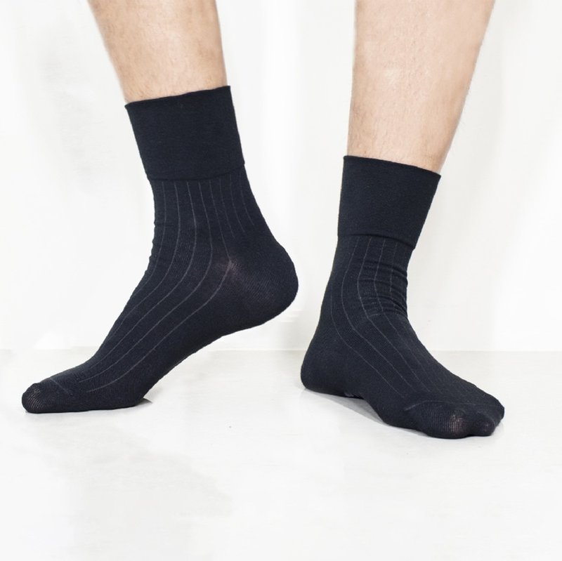 Fine Needle Thin Wide Mouth Socks | Men's and Women's Sizes - ถุงเท้า - ผ้าฝ้าย/ผ้าลินิน ขาว