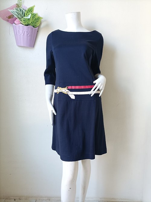 cvintageland Vintage Roberta di Camerino Designer Cotton dress - Size 11 ( M)