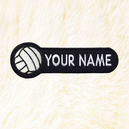 24PlanetsStudio Volleyball Personalized Iron on Patch Your Name Your Text Buy 3 Get 1 Free