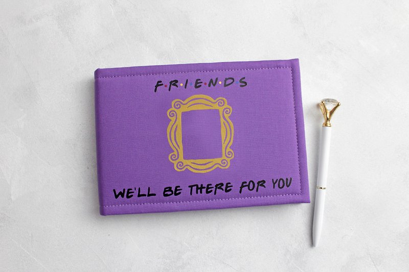 Friends photo album, Accordion photo album, Mini album for friends, 4x6 album - 相簿/相册 - 紙 紫色