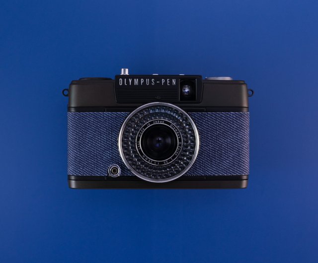 ヴィンテージOLYMPUS PEN EE-3 Indigo Blue インディゴブルー- 設計館