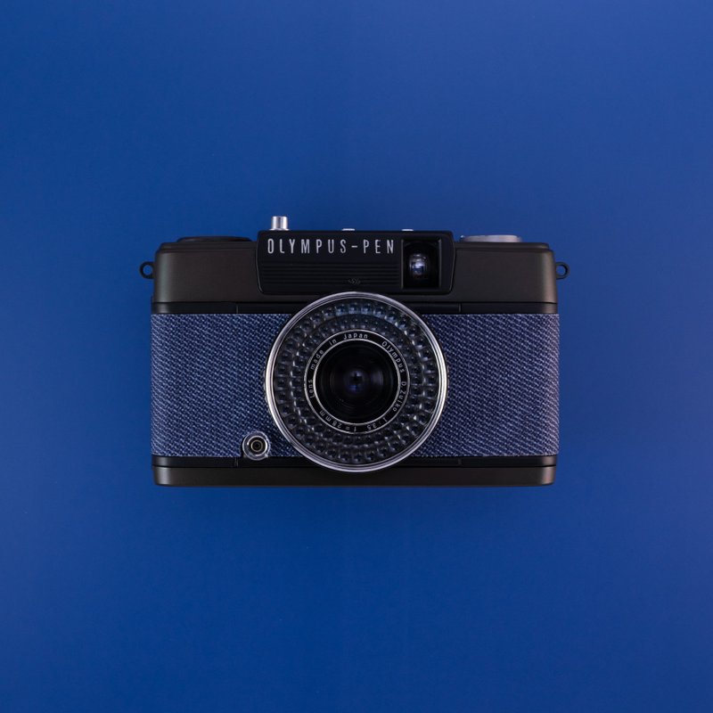 ヴィンテージ OLYMPUS PEN EE-3 Indigo Blue インディゴブルー - 相機/拍立得/底片相機 - 其他金屬 藍色
