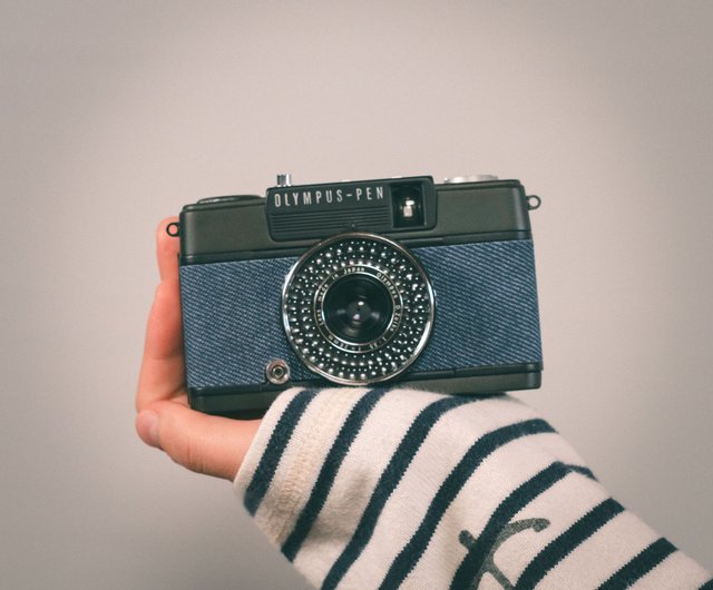 ヴィンテージOLYMPUS PEN EE-3 Indigo Blue インディゴブルー