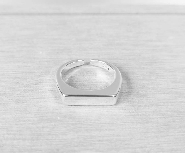 925 sterling silver ring encounter 2.0 (minimalist design) for men