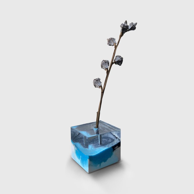 Ocean Cube I Diffuser I Handmade I Resin I Blue - น้ำหอม - วัสดุอื่นๆ สีน้ำเงิน