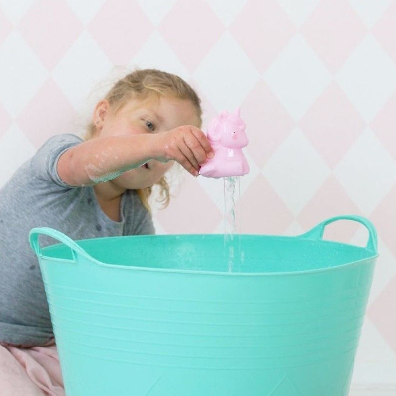 Netherlands a Little Lovely Company - healing pink unicorn bath toy - ของเล่นเด็ก - พลาสติก สึชมพู