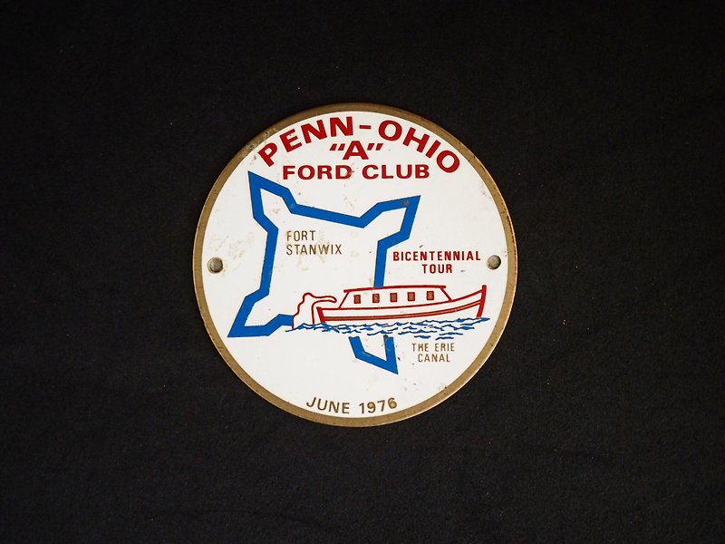 美國古董車金屬紀念牌特別款系列 A款 - 擺飾/家飾品 - 其他金屬 
