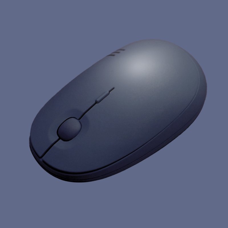 actto LED Wireless Bluetooth Mouse - Navy Blue - อุปกรณ์เสริมคอมพิวเตอร์ - วัสดุอื่นๆ 