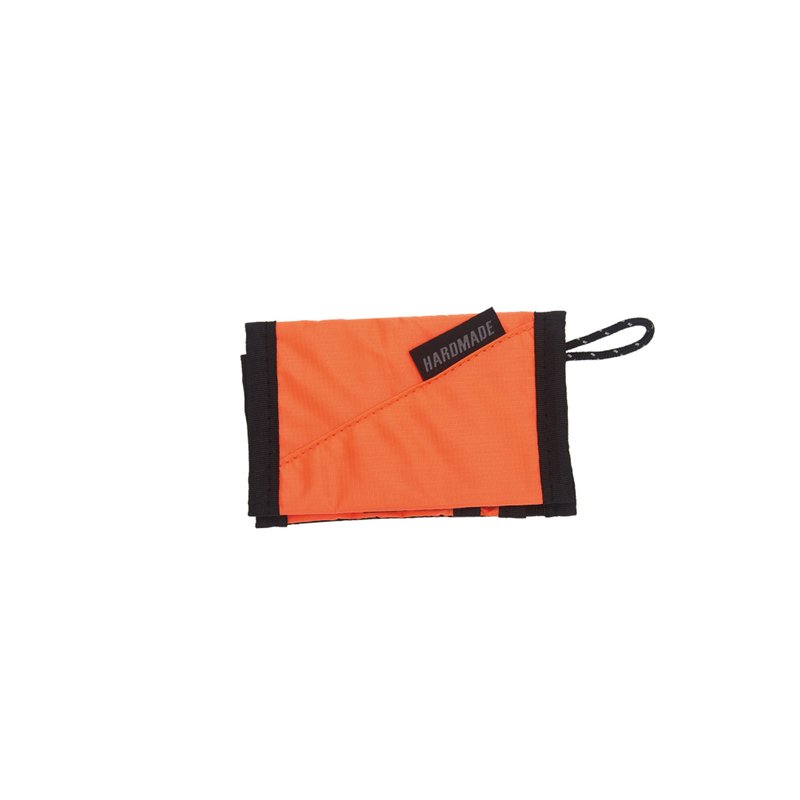 Functional outdoor tri-fold wallet change storage lightweight waterproof short wallet - Other - Other Materials Orange