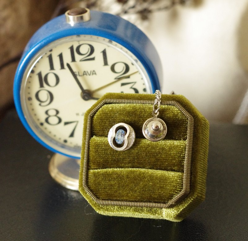 金銀寶貝 銀色萊茵石水滴圓形領帶針別針心口針B1741 - 領帶/領帶夾 - 其他金屬 銀色