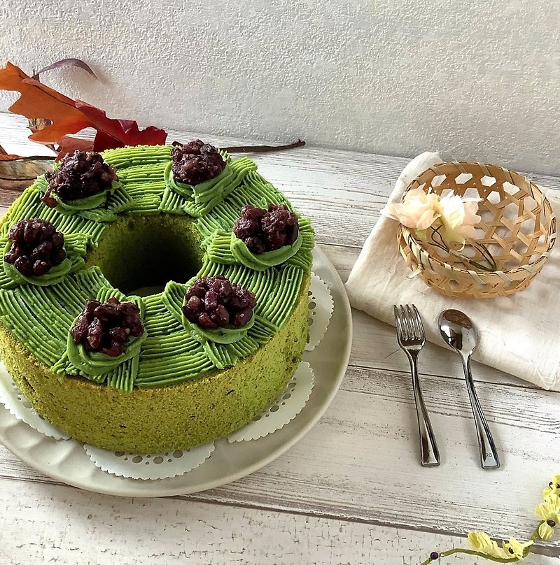 Philosophical Way Matcha Chiffon 6 inches 8 inches - Cake & Desserts - Fresh Ingredients Green