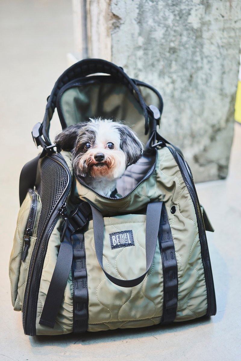 Three-purpose pet combination backpack - ที่นอนสัตว์ - ไนลอน 