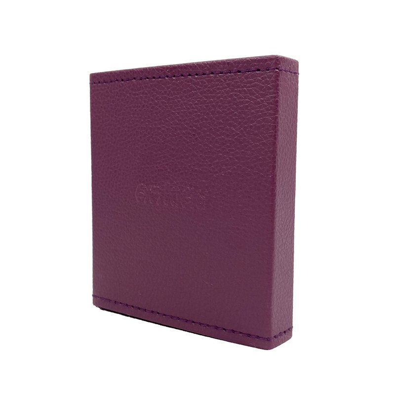 AMINAH-Purple leather mask storage box【Mask-03】 - อื่นๆ - หนังเทียม สีม่วง