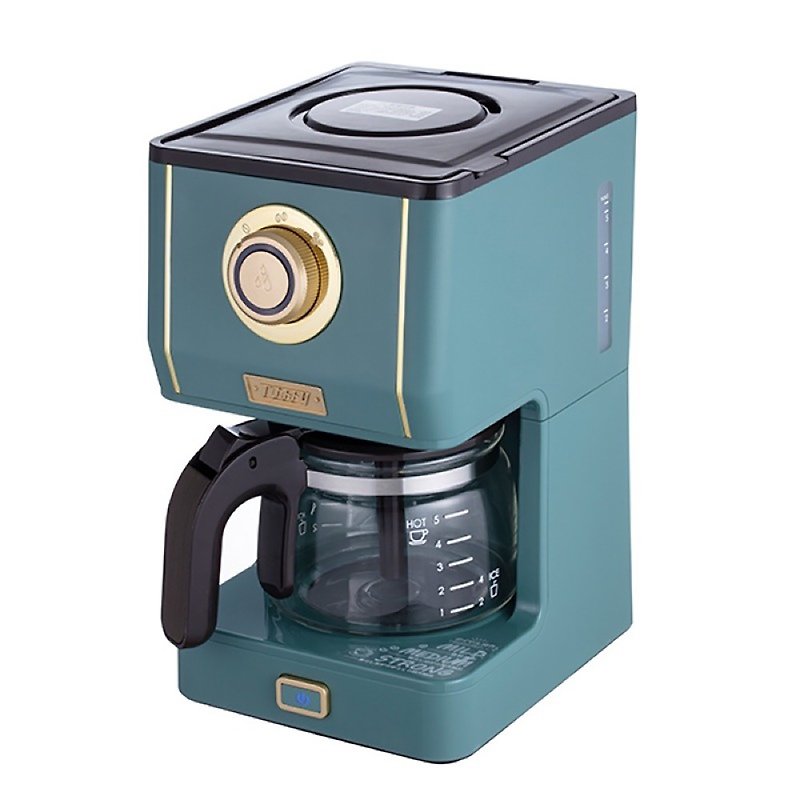 日本トフィドリップコーヒーメーカーコーヒーマシンスレートグリーン - コーヒードリッパー - 金属 