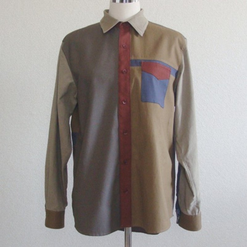 Artist Design Shirt 017 A unique shirt, one of a kind - Men's Shirts - Cotton & Hemp Multicolor