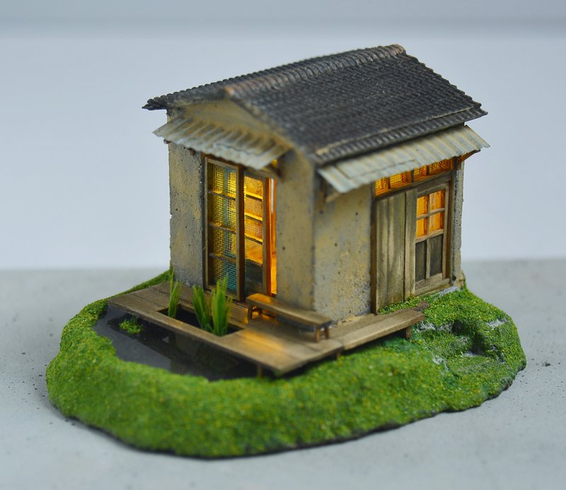 水泥老屋創作--小老屋 - 擺飾/家飾品 - 水泥 咖啡色